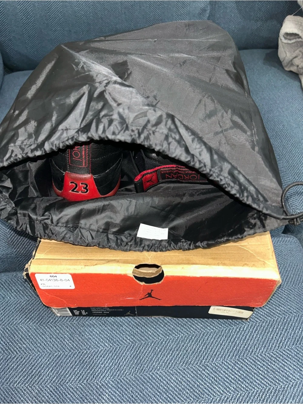 Jordan Men's High-Top Sneakers in Black and Red
